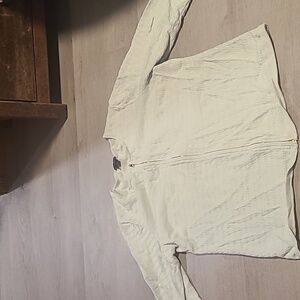 A1. Seafoam green 3/4 sleeve sweater by Ann Taylor factory XL